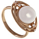 Кольцо с жемчугом
