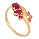 Кольцо с рубином