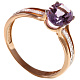 Кольцо с аметистом