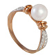 Кольцо с жемчугом