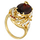 Кольцо с брилл. и гранатом