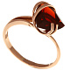 Кольцо с гранатом 