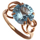 Кольцо с топазом