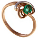 Кольцо с изумрудом 