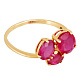 Кольцо с рубином