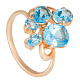 Кольцо с топазом 