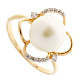 Кольцо с жемчугом