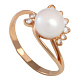 Кольцо с жемчугом 