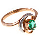 Кольцо с изумрудом 