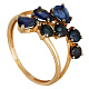 Кольцо с сапфиром
