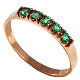 Кольцо с изумрудом 