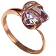 Кольцо с аметистом 