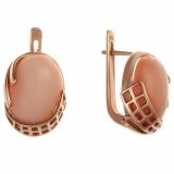 Серьги с кораллом