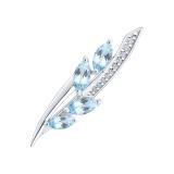Брошь с топазом пр-ль Diamant