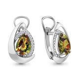 Серьги с султанитом