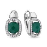 Серьги с агатом