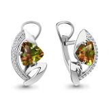 Серьги с султанитом