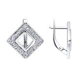 Серьги с жемчугом пр-ль Diamant