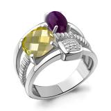 Кольцо с агатом