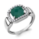 Кольцо с агатом