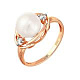 Кольцо с жемчугом